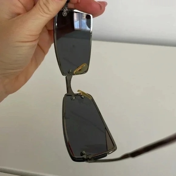 Gucci vintage retro frameless sunglasses - Picture 9 of 14